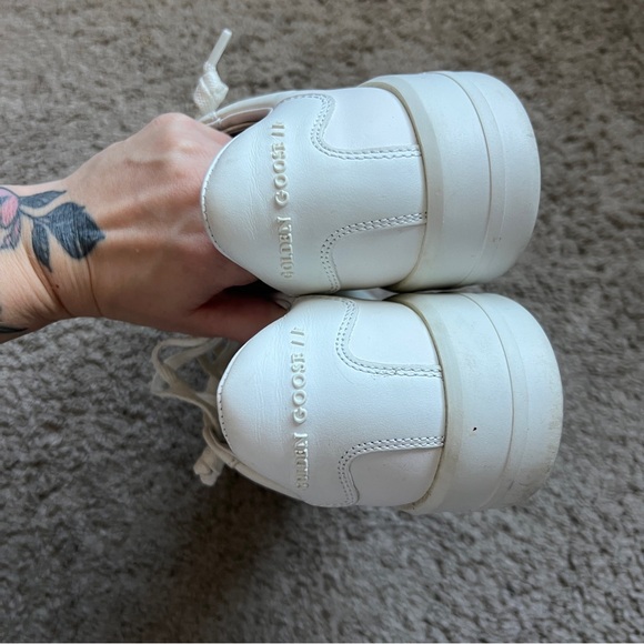 $610 Golden Goose bio-based Purestar white star and heel tab Sneaker sz 39/8/8.5 - Picture 5 of 10